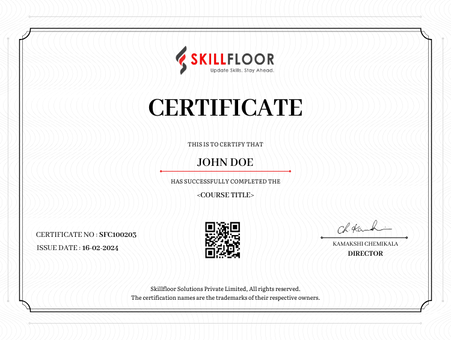 Skillfloor-Certificate