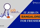 IT jobs in Bangalore for freshers